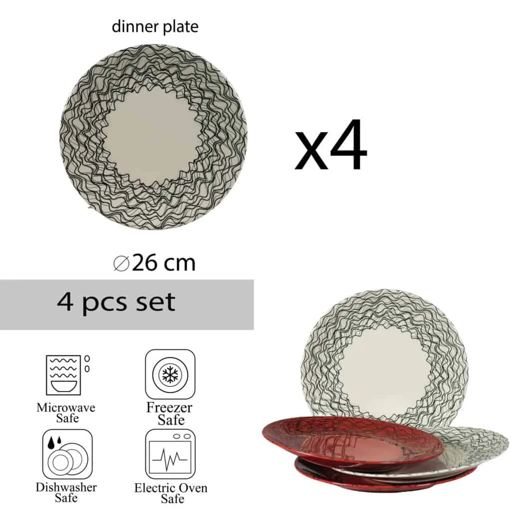 Set 4 farfurii intinse: savurează fiecare gust în eleganță!, imagine 2