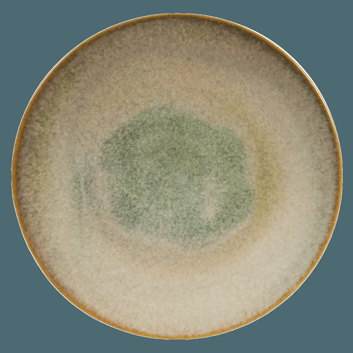 Desert Shell 20 cm, Crem lucios cu margine maro