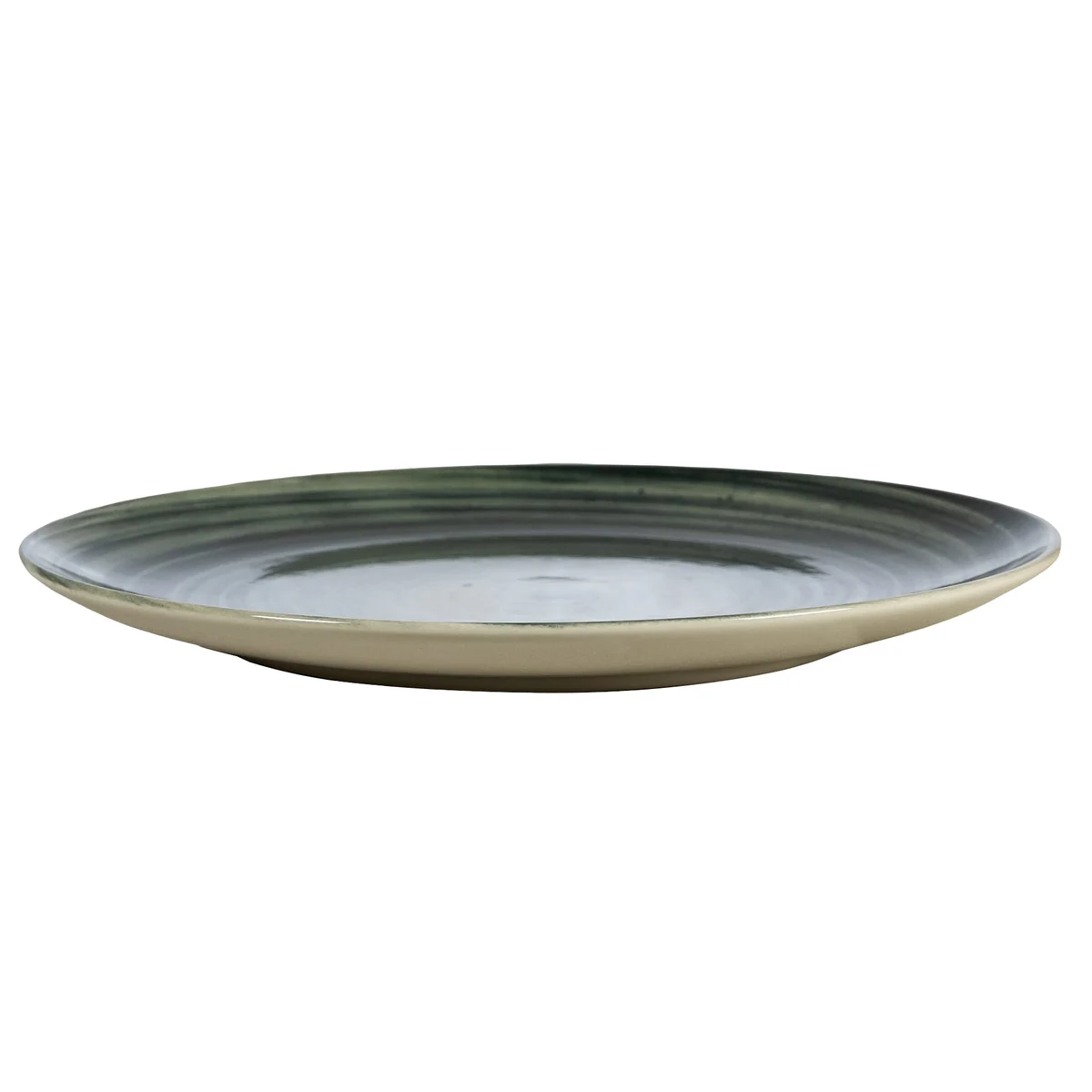 Set 4 farfurii 26 cm whirlwind alb ivoire cu negru, imagine 5