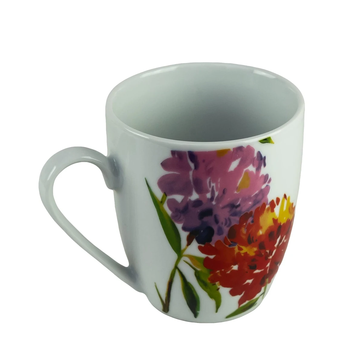 Cana cu motive florale de portelan de la CESIRO (1 buc), imagine 2