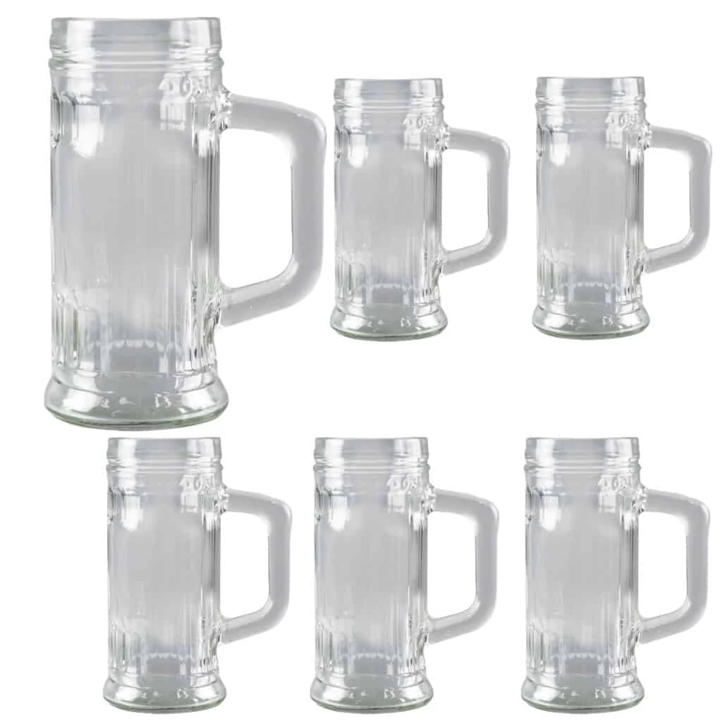 Set 6 halbe din glass de 300 ml, CESIRO