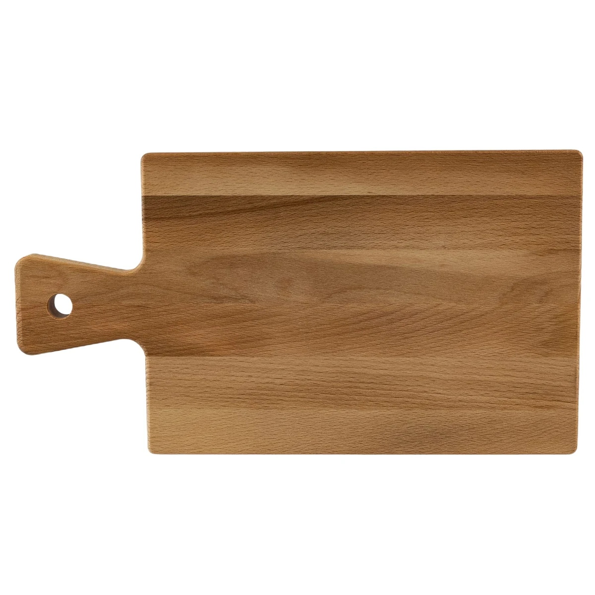 Platou lemn, cu maner, Cesiro, 345x185x19 mm, Maro natur