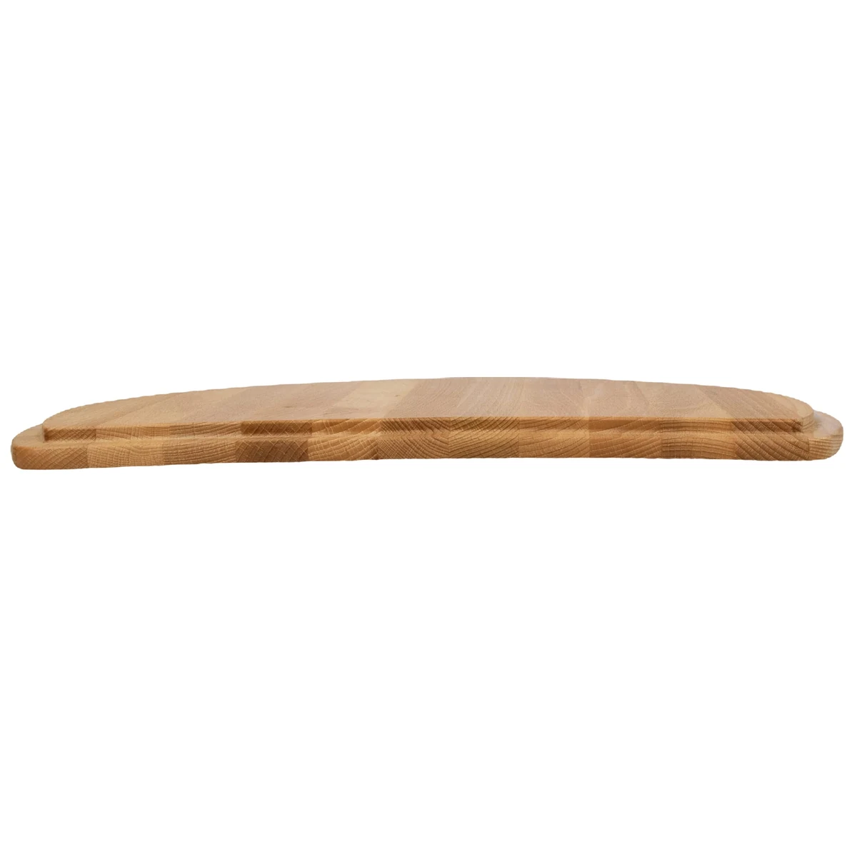 Platou de lemn, in forma de semiluna, CESIRO, 400x270x18, imagine 2