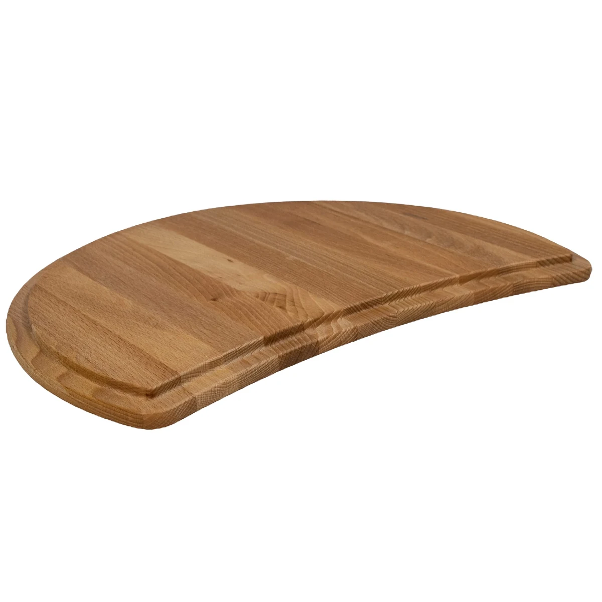 Platou de lemn, in forma de semiluna, CESIRO, 400x270x18, imagine 3