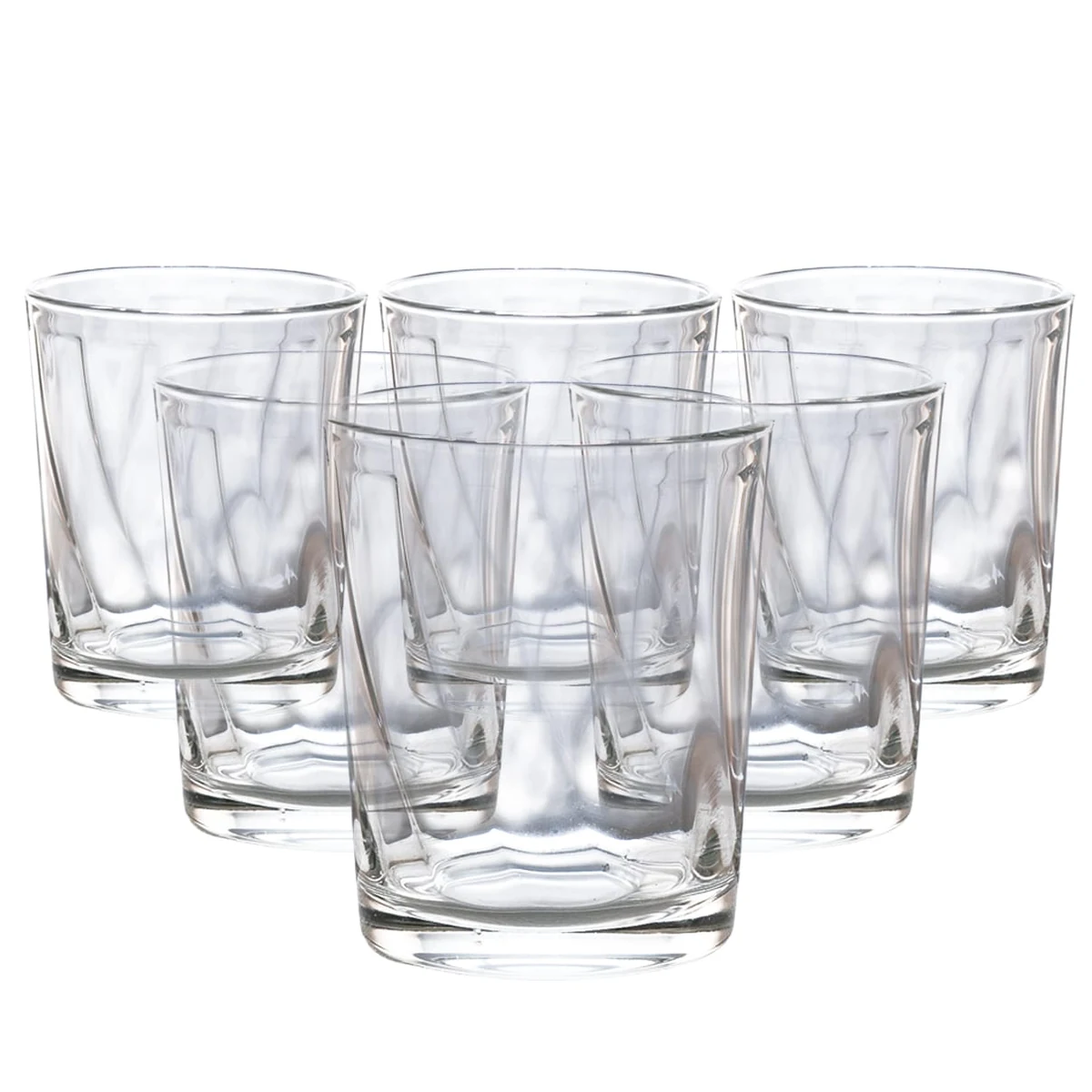 Set 6 pahare din Glas mit model, CESIRO, 15, 5 cl