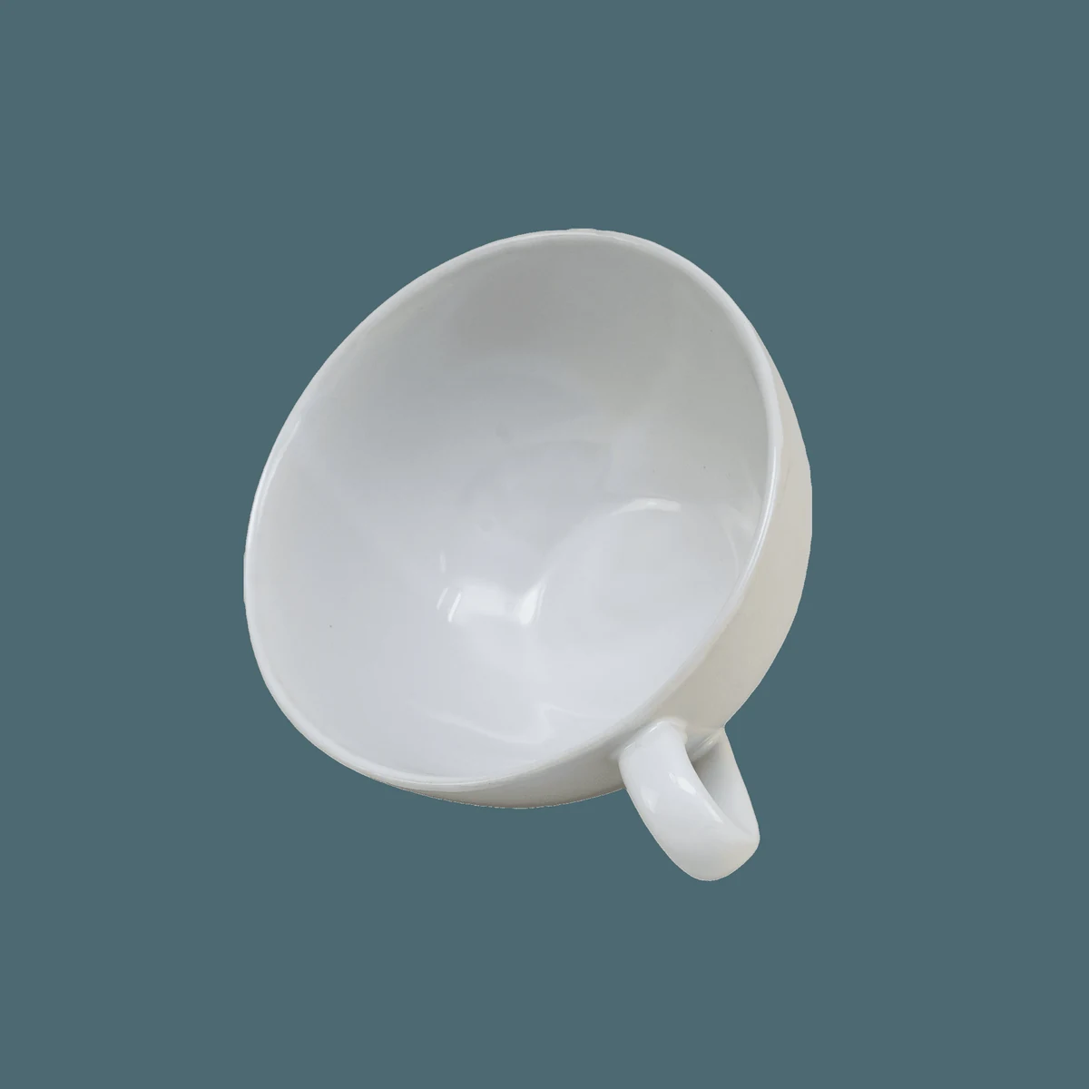 Cana jumbo, CESIRO, 450 ml, alb, imagine 3