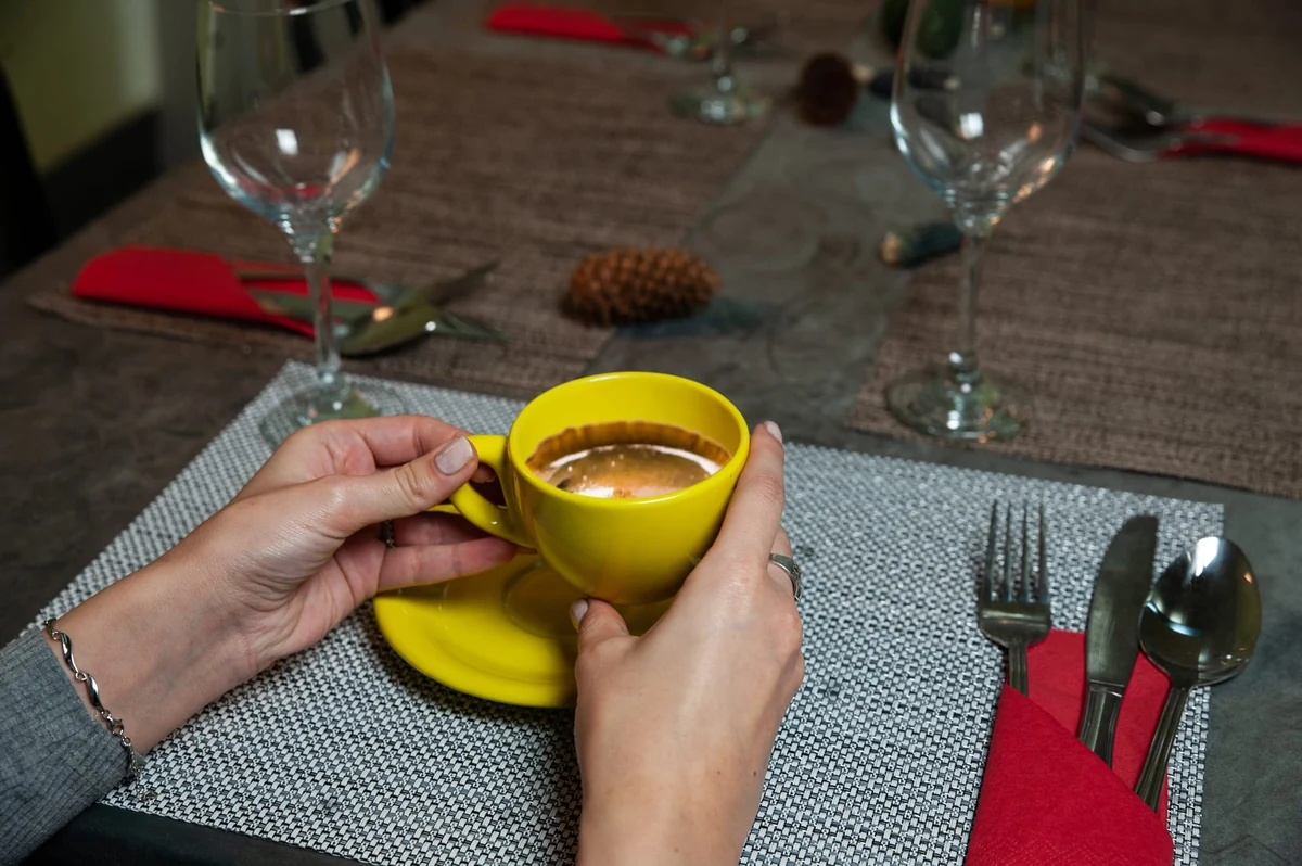 Set cafea CESIRO, 180 ml, galben papadie, imagine 4