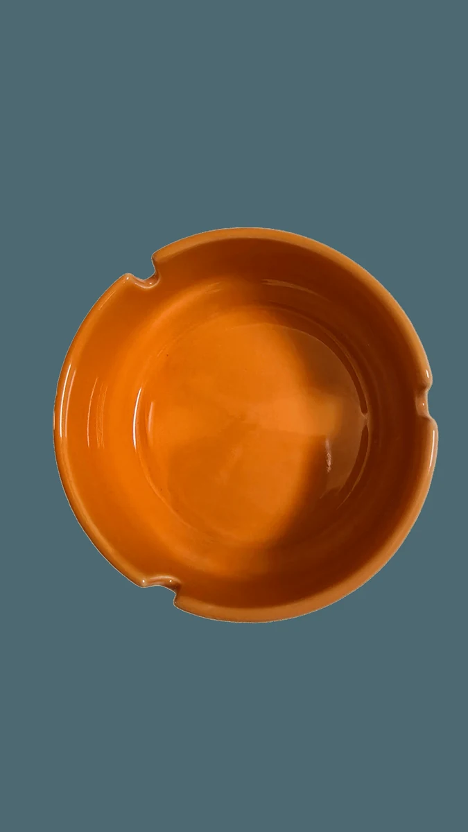 Scrumiera, 14 cm, Portocaliu