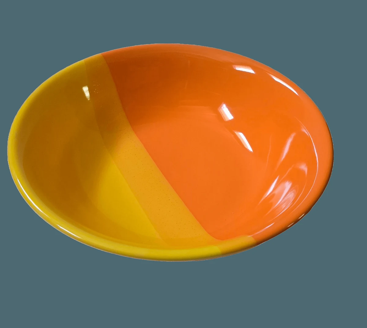 Salatiera, 1300 ml, galben/portocaliu, imagine 2
