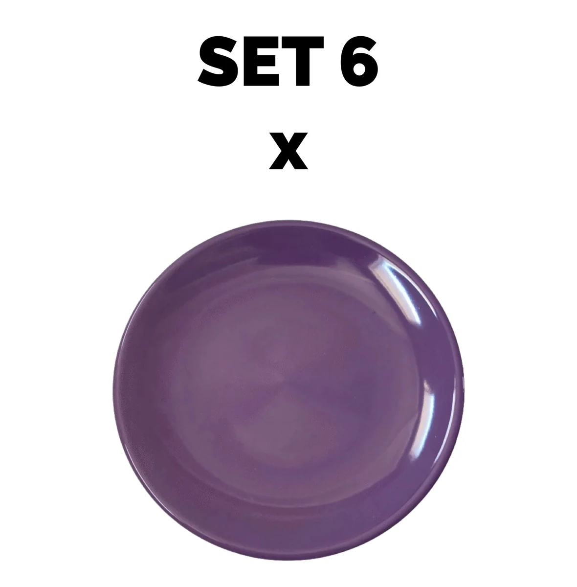 Set 6 piese Teller Dessert, 20 cm, violett