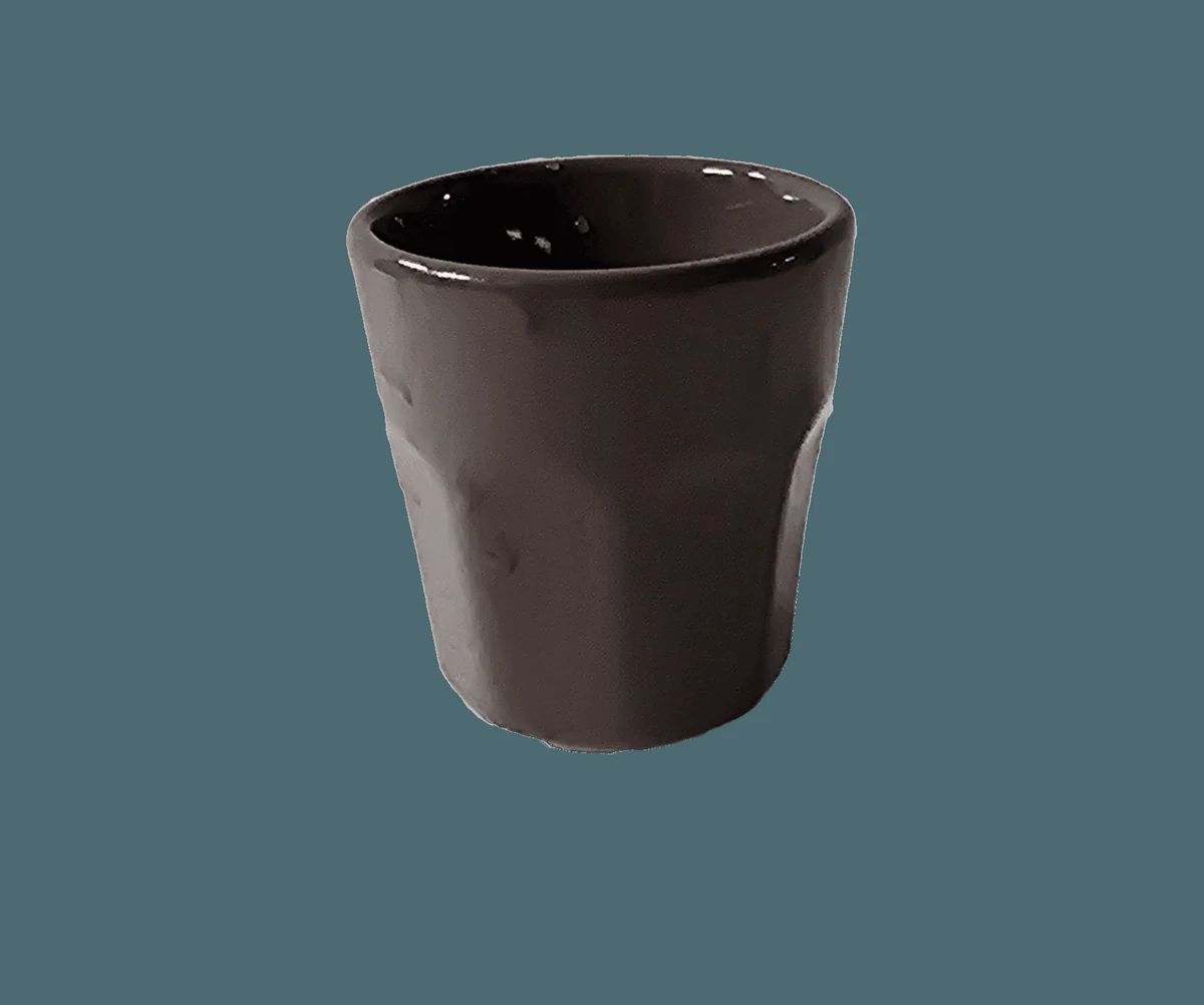 Paharel ceramica, 70 ml, Maro