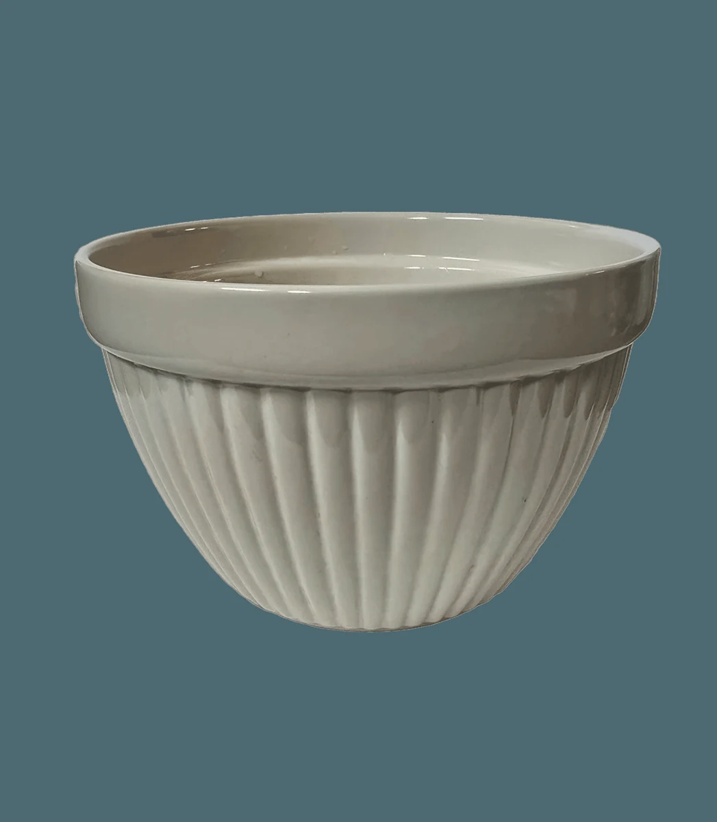 Vas termorezistent conic, 23.5x15 cm, cream