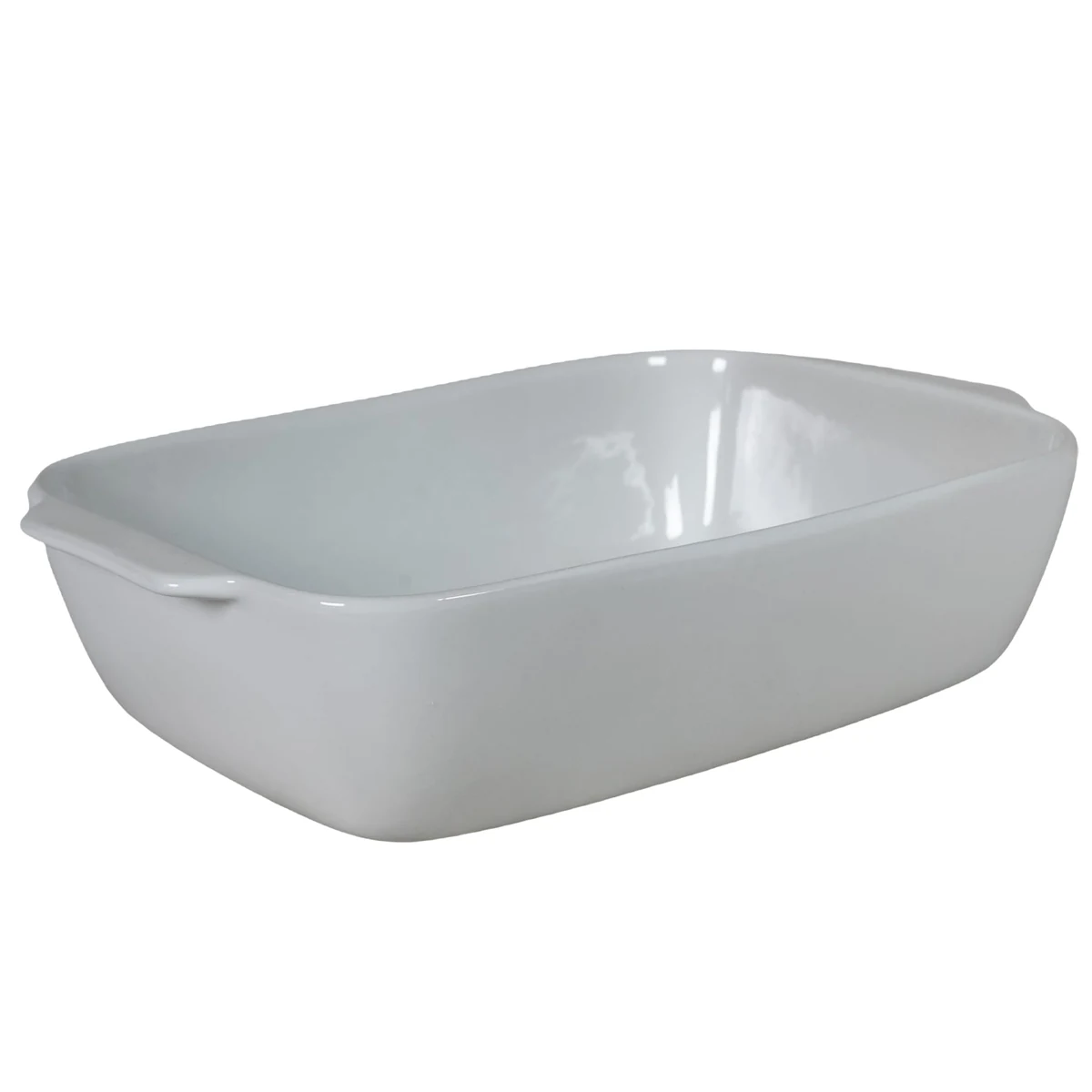 Vas termorezistent, 39.5x24.5x8 cm, white