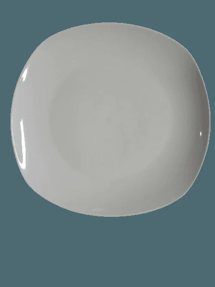 Set 6 farfurii intinse, 30 cm, CESIRO, potelan, alb, imagine 3