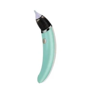 Aspirator nazal bebelusi, batista bebelusului, reincarcare USB, 2 accesorii nazale incluse, зелен