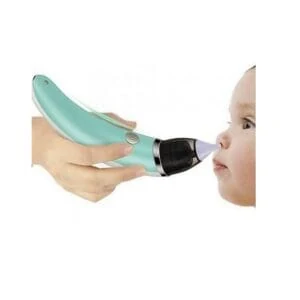 Aspirator nazal bebelusi, batista bebelusului, reincarcare USB, 2 accesorii nazale incluse, verde, imagine 3