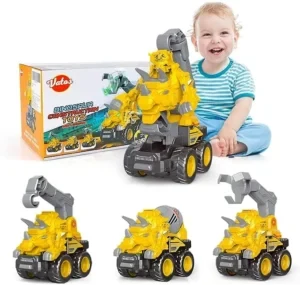 Jucărie mașină vatos – jucărie robot  mașină de transformare a dinozaurului 2 în 1