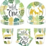 Set de tableware petrecere copii, pentru 16 persoane