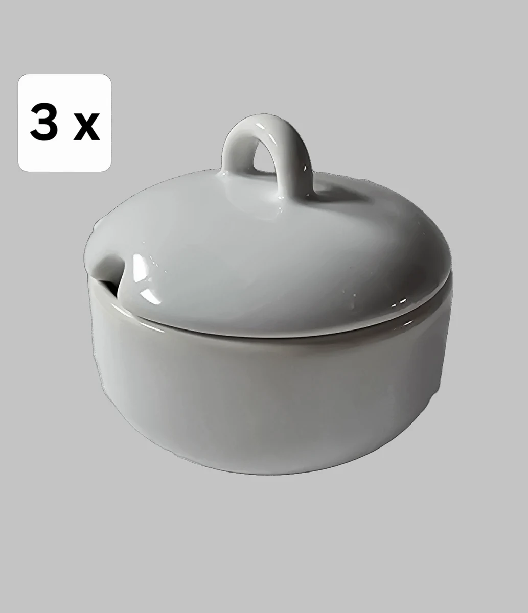 Комплект 3 zaharnite, 200 ml, бял