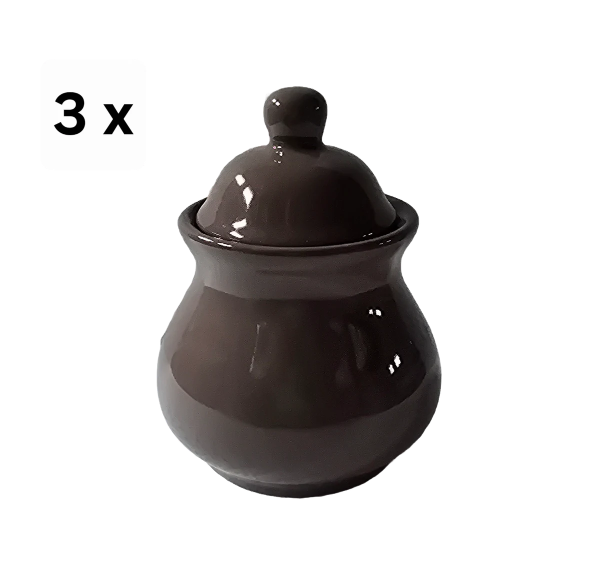 Set 3 doze condimente, 280 ml, Maro