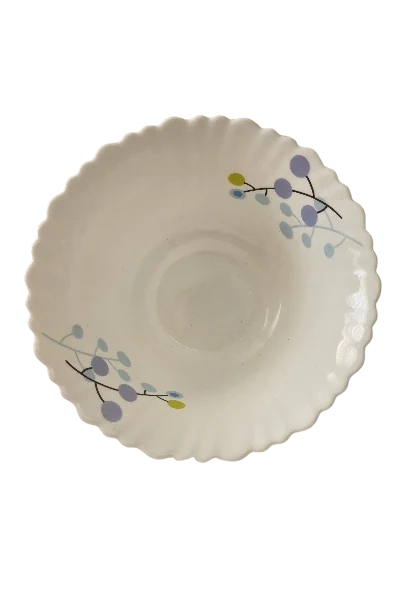 Bol, 450 ml, 15.3cm, opal, decorat cu buline colorate, imagine 3