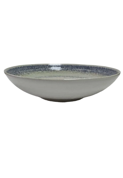 Farfurie adanca, 21 cm, bella blu, ivoire cu banca albastru-verde, imagine 2