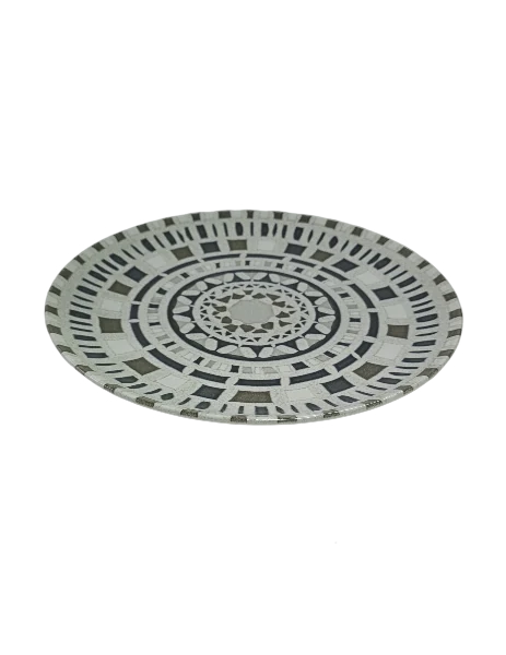 Farfurie intinsa, 26 cm, ensemble sogno, CESIRO, ivoire/maro, imagine 2