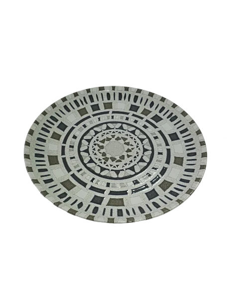Farfurie intinsa, 26 cm, ensemble sogno, CESIRO, ivoire/maro, imagine 4