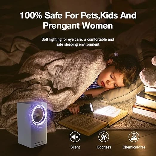 Aparatoo lampă electrică anti-țânțari, lampă anti-țânțari electrică pentru acasă, capcană anti-țânțari de interior cu USB, imagine 4