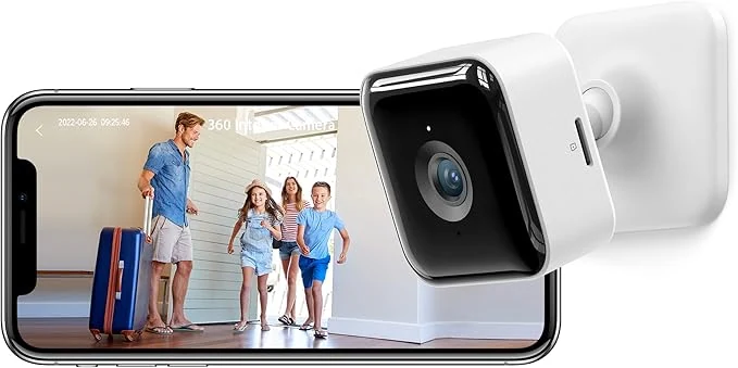 Cameră de supraveghere interioară gncc c2, cameră de supraveghere WiFi 1080p, monitor pentru bebeluși mit urmărire a mișcării și a sunetului, vedere nocturnă și audio bidirecțional, alertă în timp real