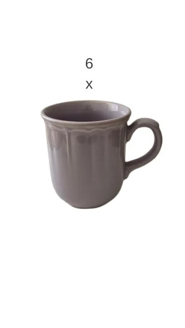 Set 6 Becher, 300 ml, CESIRO, violett lavanda