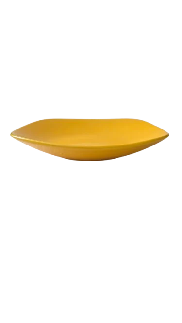 Set 6 farfurii adanci, 23 cm, CESIRO, galben lucios, imagine 3