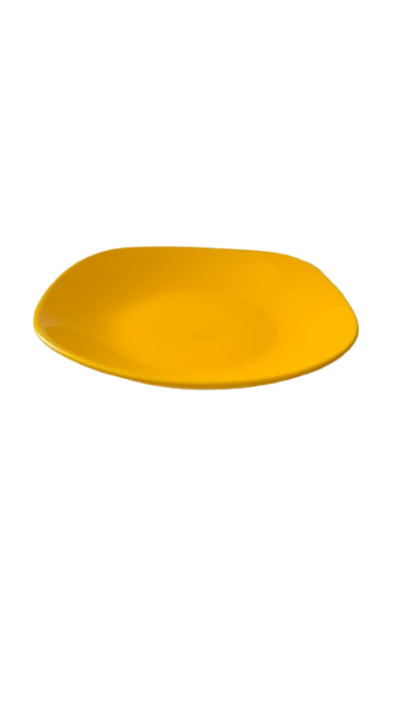 Set 6 farfurii adanci, 23 cm, CESIRO, galben lucios, imagine 5