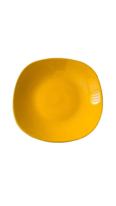 Set 6 farfurii adanci, 23 cm, CESIRO, galben lucios, imagine 7