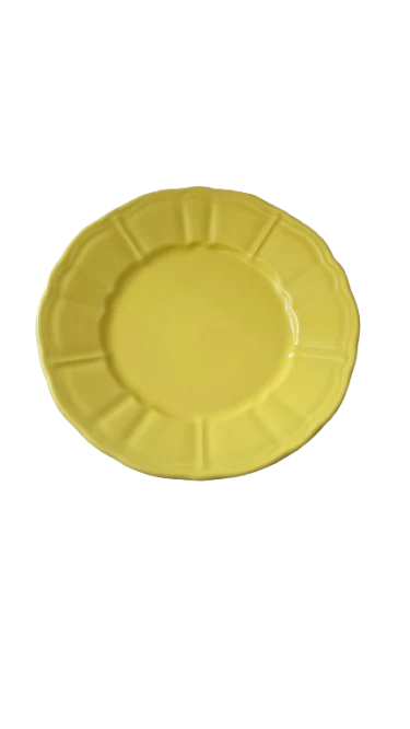 Farfurie desert, 20.5 cm, Cesiro, Galben mustar