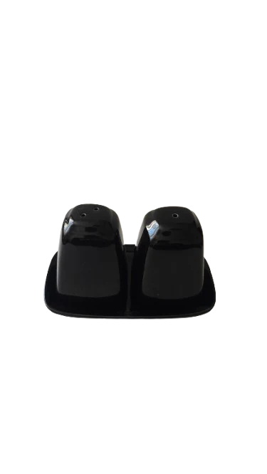 Set pentru sare/piper, 12,5 cm, CESIRO, Negru, imagine 2