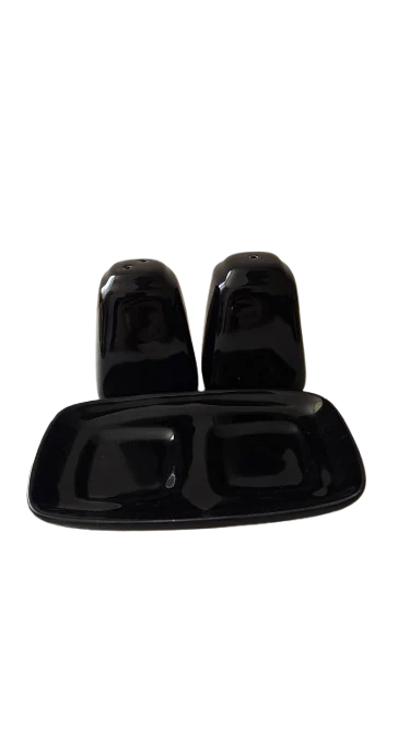 Set pentru sare/piper, 12,5 cm, CESIRO, Negru, imagine 3