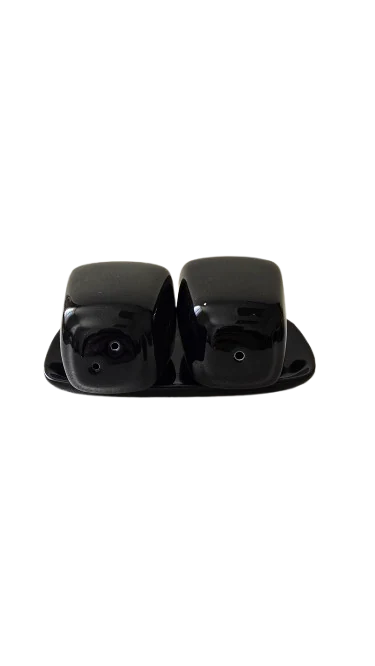 Set pentru sare/piper, 12,5 cm, CESIRO, Negru, imagine 4