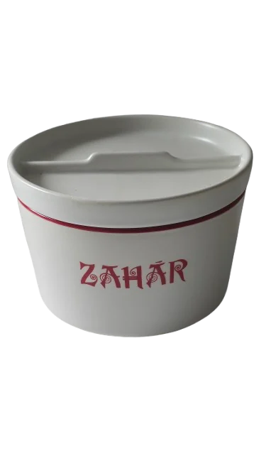 Sugar Container, 700 ml, Cesiro, White/Red 4