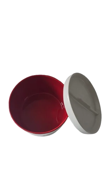 Δοχείο για σιμιγδάλι, 700 ml, Cesiro, λευκό/κόκκινο 5
