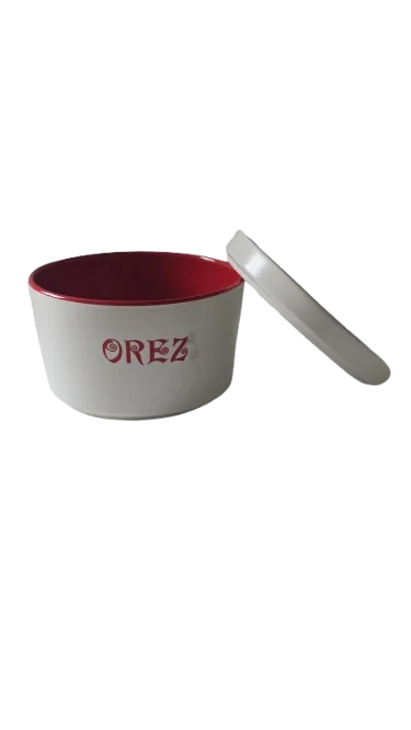 Δοχείο για ρύζι, 700 ml, Cesiro, λευκό/κόκκινο