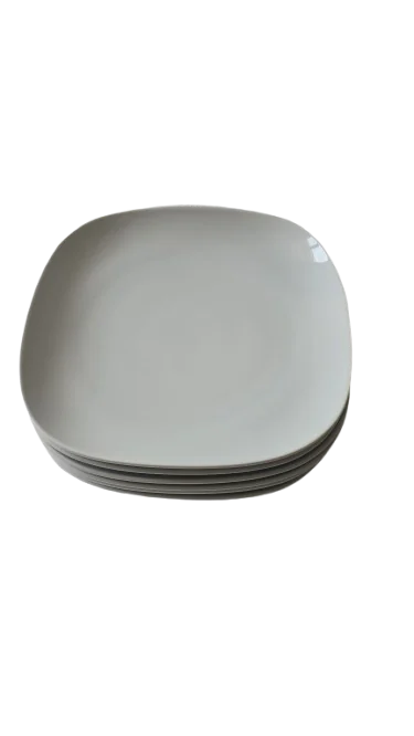 6 részes lapostányér készlet, 24 cm, Cesiro, porcelán 2