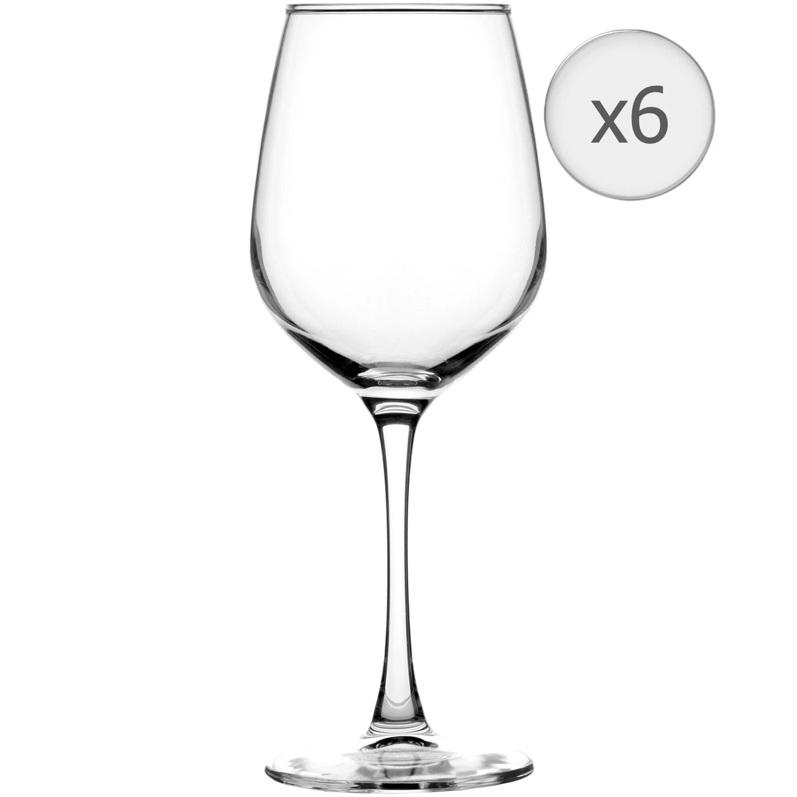 Red Wine Glass, 360 ml, Elixir, 6 pcs/set