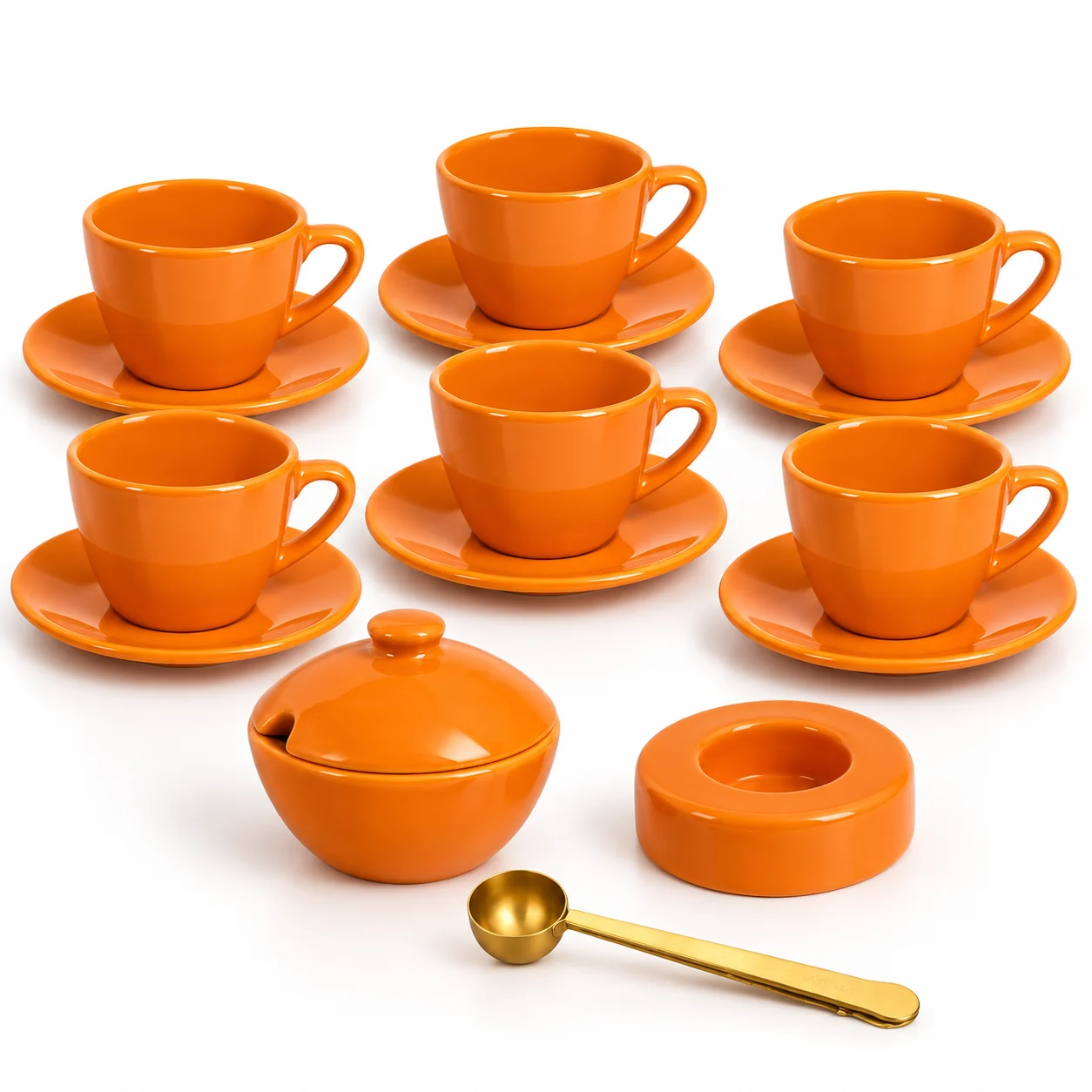 Set espresso, Cesiro, Portocaliu
