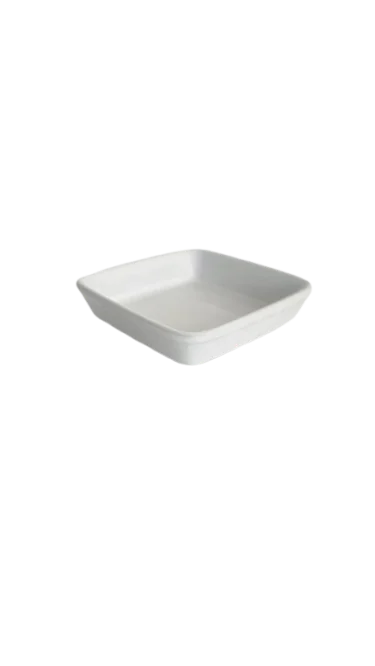 Vas termorezistent, 16x16x3.5, Cesiro, Alb