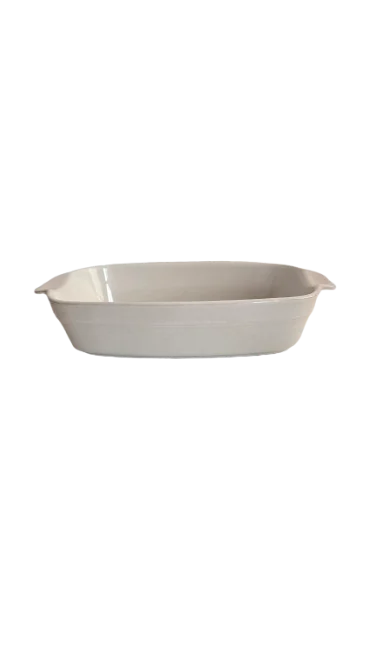 Vas termorezistent, 31x18.5, x6.5, Cesiro, Alb 5