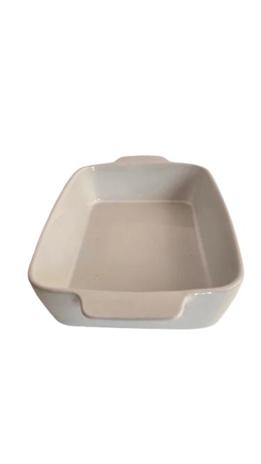 Vas termorezistent dreptunghiular, 32.5x20.5x6.5, Cesiro, Alb 4
