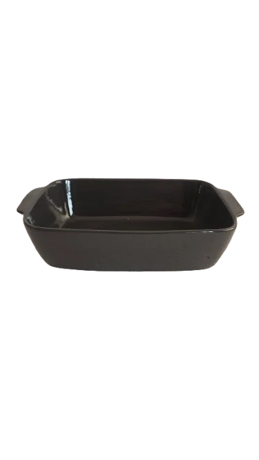 Vas termorezistent dreptunghiular, 32x21.5x7.5 cm, Cesiro, Gri