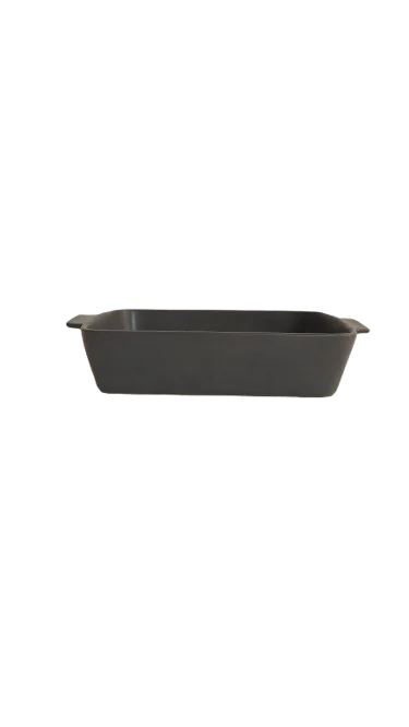 Vas termorezistent dreptunghiular, 32x20x7 cm, Cesiro, Gri mat 6