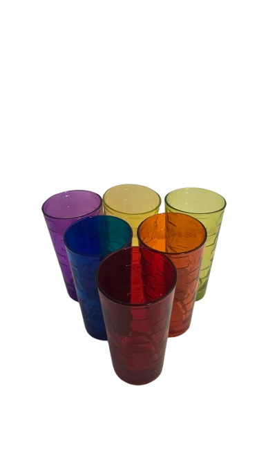 Set 6 pahare, 245 ml, Cesiro, Multicolor 6